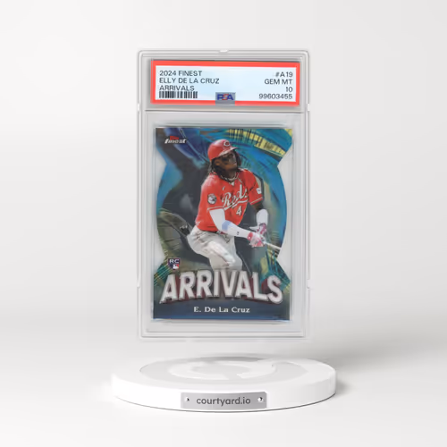 2024 Topps Finest Arrivals #A19 Elly de La Cruz (PSA 10 GEM MINT)