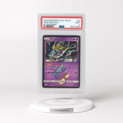 2018 Pokémon Sun & Moon Ultra Prism #58 Giratina - Holo (PSA 9 MINT)