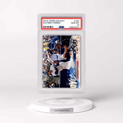 2018 Topps Holiday #182 Gleyber Torres (PSA 10 GEM MINT)