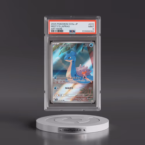 2025 Pokémon Sv9a-Heat Wave Arena #072 Misty's Lapras - Art Rare (PSA 9 MINT)
