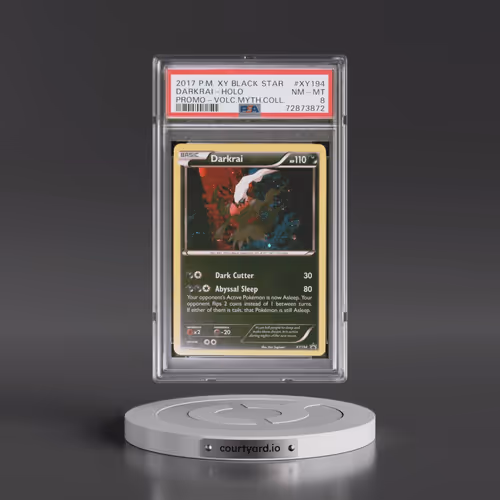 2017 Pokémon XY Black Star Promo #XY194 Darkrai - Holo Volcanion Mythical Collection (PSA 8 NM-MT)