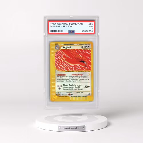 2002 Pokémon Expedition #23 Pidgeot - Reverse Foil (PSA 7 NM)
