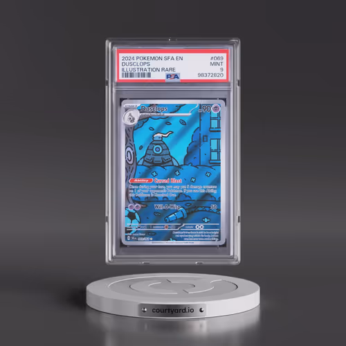 2024 Pokémon Sfa EN-Shrouded Fable #069 Dusclops - Illustration Rare (PSA 9 MINT)