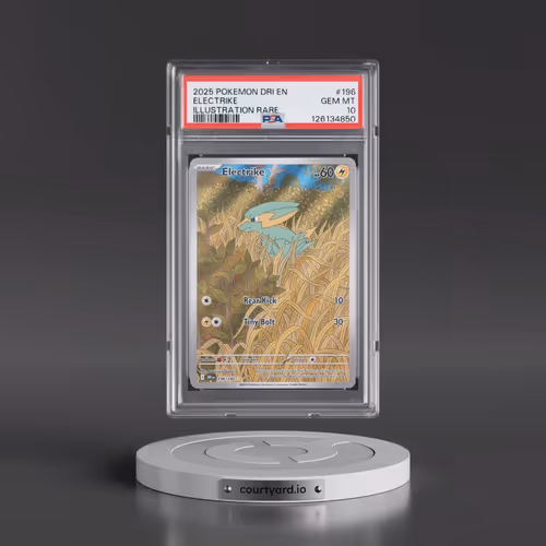 2025 Pokémon Dri EN-Destined Rivals #196 Electrike - Illustration Rare (PSA 10 GEM MINT)