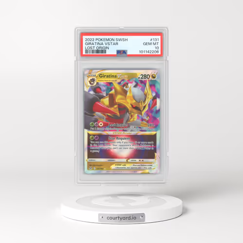 2022 Pokémon Sword & Shield Lost Origin #131 Giratina Vstar (PSA 10 GEM MINT)