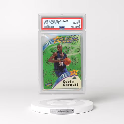 1997 Ultra Star Power #8 Kevin Garnett - Plus (PSA 8 NM-MT)