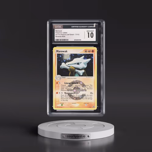 2004 EX Fire Red & Leaf Green #7/112 Marowak - Reverse Holo (CGC 10 GEM MINT)