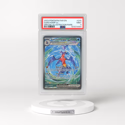 2023 Pokémon Par EN-Paradox Rift #245 Garchomp EX - Holo Special Illustration Rare (PSA 9 MINT)
