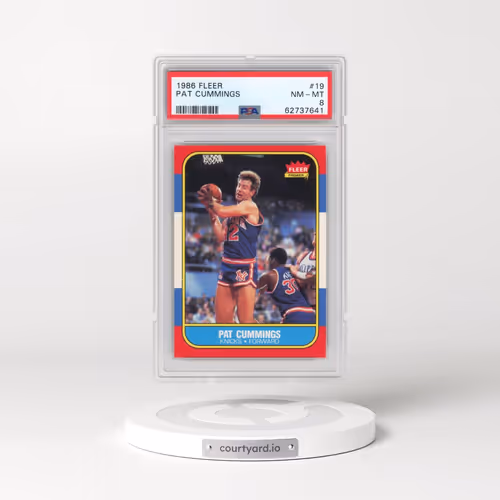 1986 Fleer #19 Pat Cummings (PSA 8 NM-MT)