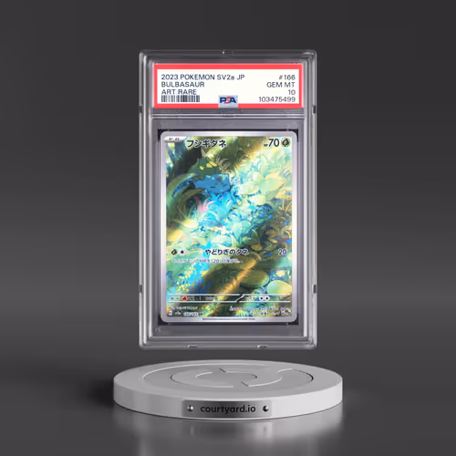 2023 Pokémon Sv2a-Pokemon 151 #166 Bulbasaur - Art Rare (PSA 10 GEM MINT)