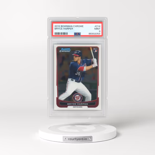 2012 Bowman Chrome #214 Bryce Harper (PSA 9 MINT)