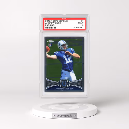 2012 Topps Chrome #1 Andrew Luck - Passing (PSA 9 MINT)