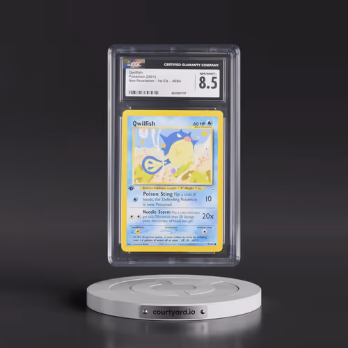 2001 Neo Revelation #49/64 Qwilfish - 1st Edition (CGC 8.5 NM-MT+)