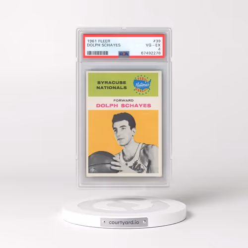 1961 Fleer #39 Dolph Schayes (PSA 4 VG-EX)