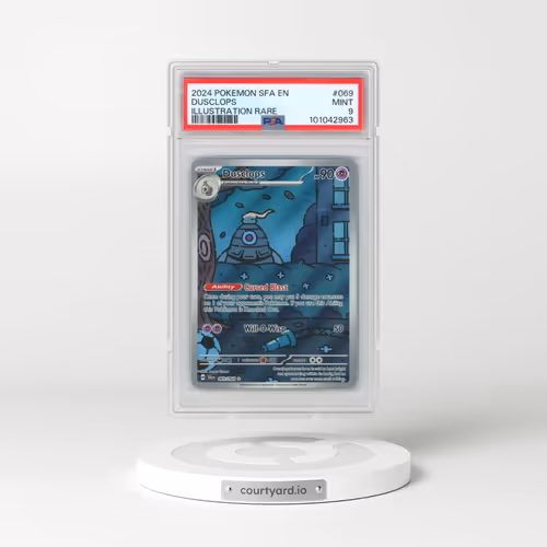 2024 Pokémon Sfa EN-Shrouded Fable #069 Dusclops - Illustration Rare (PSA 9 MINT)