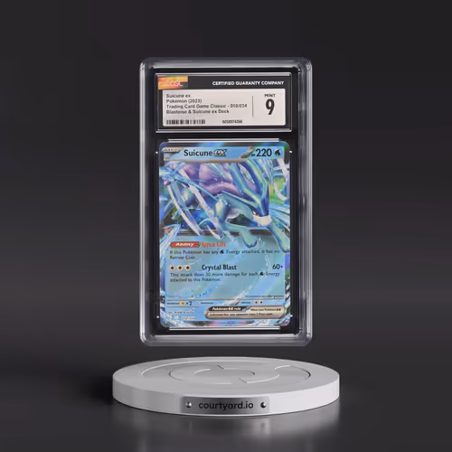 2023 Pokémon Clb-Trading Card Game Classic Blastoise & Suicune EX Deck #010 Suicune EX - Holo (CGC 9