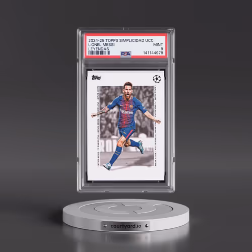 2024-25 Topps Simplicidad UEFA Club Competitions Lionel Messi - Leyendas (PSA 9 MINT)