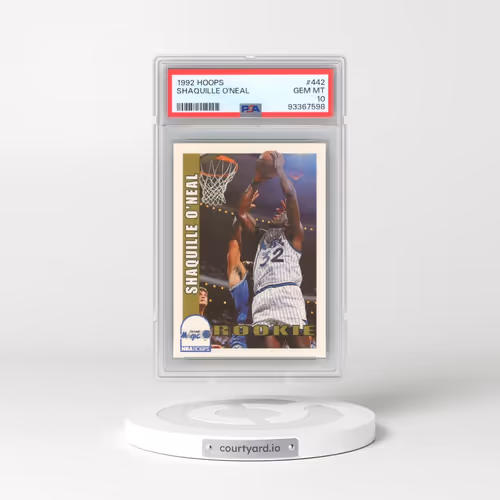 1992 Hoops #442 Shaquille O'Neal (PSA 10 GEM MINT)