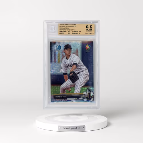 2017 Bowman Mega Box Chrome Prospects #BCP31 Shohei Otani (BGS 9.5 GEM MINT)