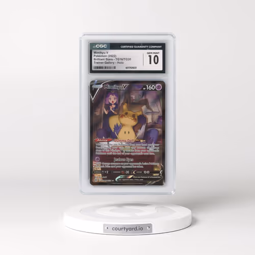 2022 Brilliant Stars #TG16/TG30 Mimikyu V - Trainer Gallery Holo (CGC 10 GEM MINT)
