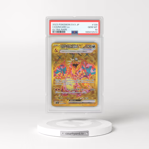 2023 Pokémon SV3-Ruler of the Black Flame #139 Charizard EX - Holo Ultra Rare (PSA 10 GEM MINT)