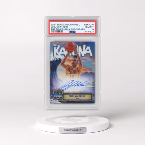 2024 Bowman Chrome University the Big Kahuna Autographs #BKAJW Juju Watkins (PSA 10 GEM MINT)