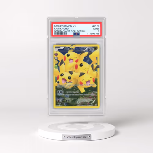 2016 Pokémon XY Generations Radiant Collection #RC29 Pikachu - Full Art (PSA 9 MINT)