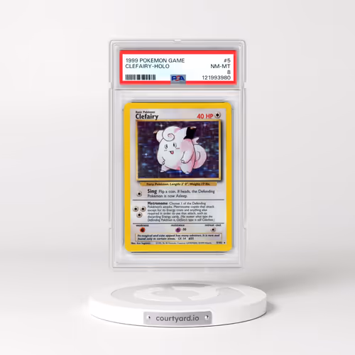 1999 Pokémon Game #5 Clefairy - Holo (PSA 8 NM-MT)