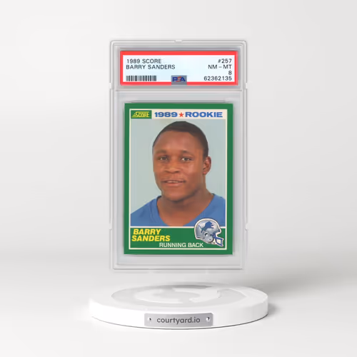 1989 Score #257 Barry Sanders (PSA 8 NM-MT)