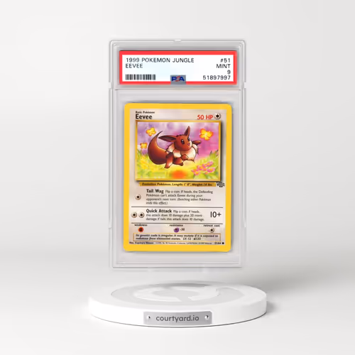 1999 Pokémon Jungle #51 Eevee (PSA 9 MINT)