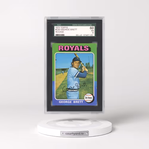 1975 Topps #228 George Brett (SGC 5 EX)
