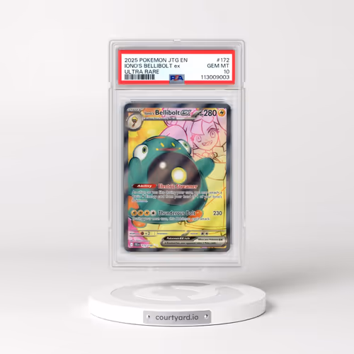 2025 Pokémon Jtg EN-Journey Together #172 Iono's Bellibolt EX - Holo Ultra Rare (PSA 10 GEM MINT)