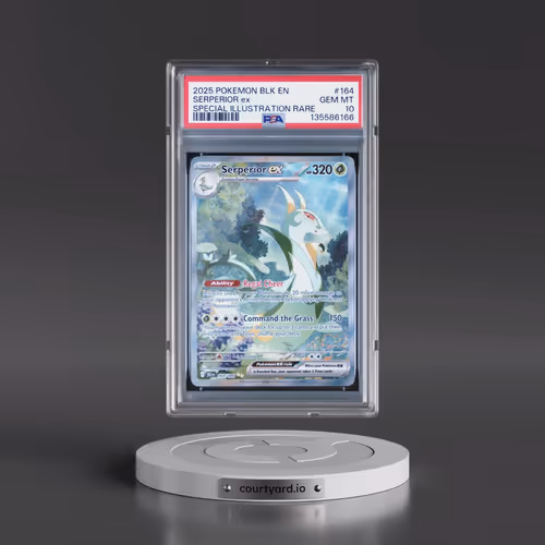 2025 Pokémon Blk EN-Black Bolt #164 Serperior EX - Holo Special Illustration Rare (PSA 10 GEM MINT)