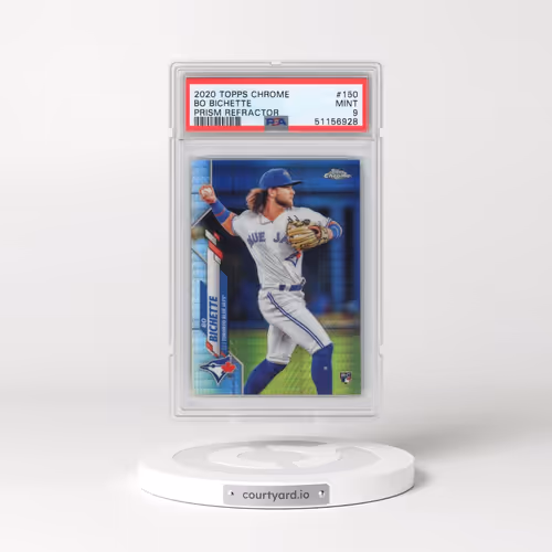 2020 Topps Chrome #150 Bo Bichette - Prism Refractor (PSA 9 MINT)