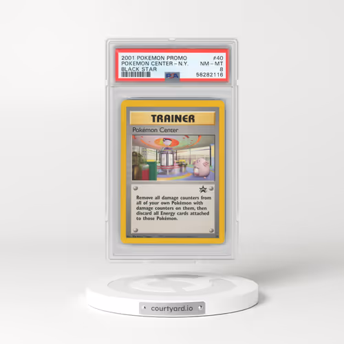 2001 Pokémon Promo Black Star #40 Pokemon Center-N.Y. (PSA 8 NM-MT)