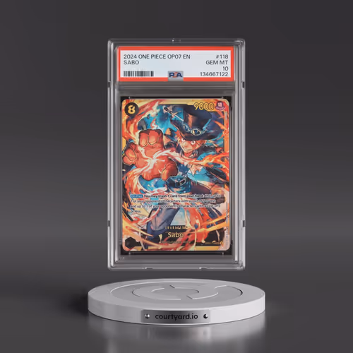 2024 One Piece OP07-500 Years in the Future #118 Sabo (PSA 10 GEM MINT)