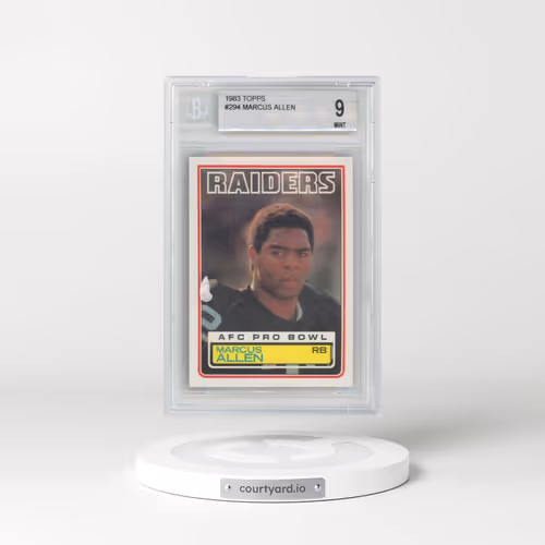 1983 Topps #294 Marcus Allen (BGS 9 MINT)