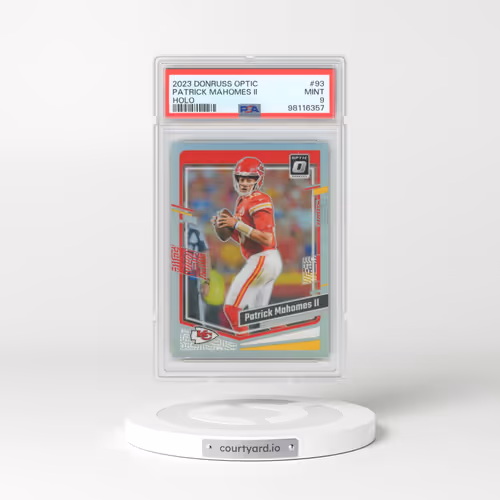 2023 Panini Donruss Optic #93 Patrick Mahomes II - Holo (PSA 9 MINT)