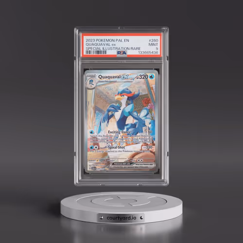 2023 Pokémon Pal EN-Paldea Evolved #260 Quaquaval EX - Holo Special Illustration Rare (PSA 9 MINT)