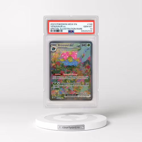 2023 Pokémon Mew EN-151 #198 Venusaur EX - Holo Special Illustration Rare (PSA 10 GEM MINT)
