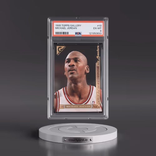 1995 Topps Gallery #10 Michael Jordan (PSA 6 EX-MT)