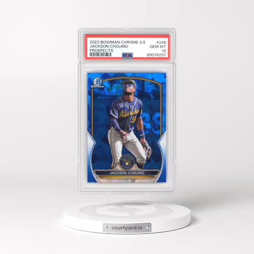 2023 Bowman Chrome Sapphire Edition Prospects #246 Jackson Chourio (PSA 10 GEM MINT)