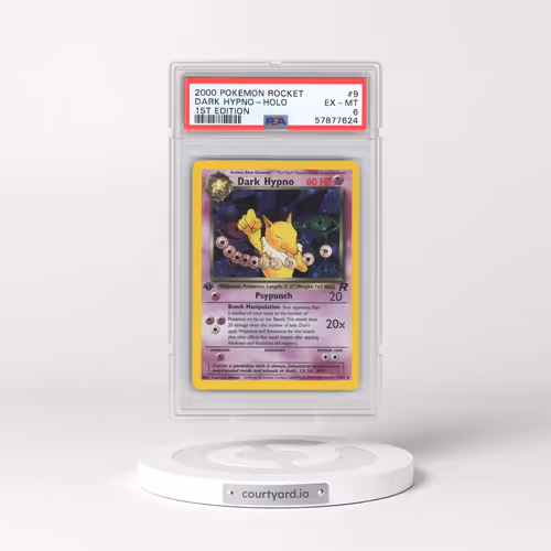 2000 Pokémon Rocket #9 Dark Hypno - 1st Edition Holo (PSA 6 EX-MT)