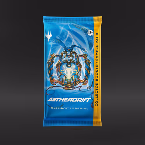 Magic: The Gathering Aetherdrift - Collector Booster Sample (1 Booster Pack - Art May Vary)