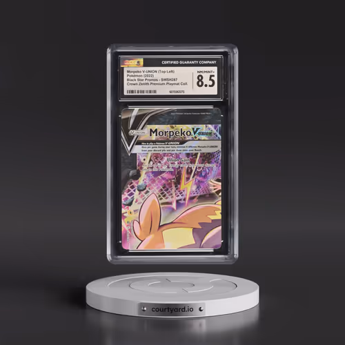 2017 Black Star Promos - Sword & Shield #SWSH287 Morpeko V-UNION - Crown Zenith Premium Playmat Coll