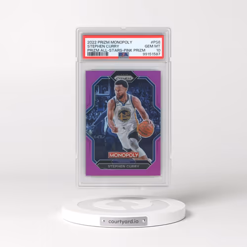 2022 Panini Prizm Monopoly Prizm All-Stars #PS6 Stephen Curry - Pink Prizm (PSA 10 GEM MINT)