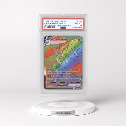 2022 Pokémon Sword & Shield Astral Radiance #194 Machamp Vmax - Full Art Secret (PSA 10 GEM MINT)