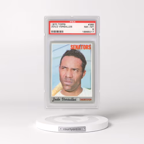 1970 Topps #365 Zoilo Versalles (PSA 8 NM-MT)