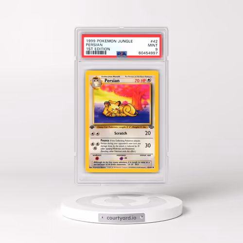 1999 Pokémon Jungle #42 Persian - 1st Edition (PSA 9 MINT)