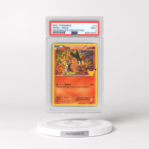 2021 Pokémon Mcdonald's Collection #13 Tepig - Holo (PSA 9 MINT)
